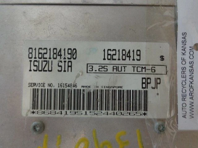 Chasis transmisión ECM tablero izquierdo compatible con 94-95 PASSPORT 388214 Foto 1 de 3