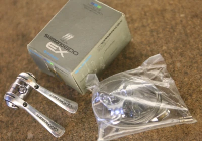 Vintage NOS NEW NIB Shimano 600 / SL-6207 frame downtube shifters shifter set - Image 1 of 4