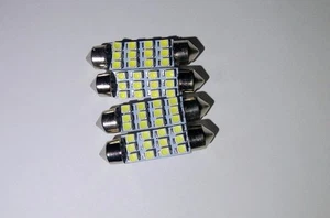 4 X Luci A LED Festoon Dome Interno 12SMD 42Mm 212-2 578 211-2 - Picture 1 of 6