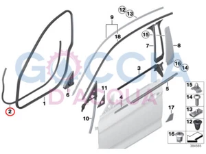 Genuine BMW 4' Series F36 Joint Seal Door Front 51767310234 - Picture 1 of 1