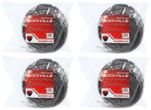 4 Rockville RCTT1250 50' 12 AWG 1/4" TS to 1/4" TS Pro Speaker Cable 100% Copper - Picture 1 of 3