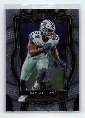 2022 Panini Select Rookie Sam Williams Rookie Dallas Cowboys #276 - Image 1 of 2