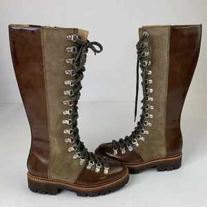 Grenson England Nanette Hi Damenstiefel Leder braun Größe US 5 UK 3 - Bild 1 von 7