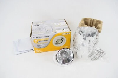 Kit empotrado liso anodizado Lithonia Lighting 386-935 GU10 ubicación húmeda Foto 1 de 3