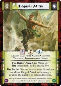 Legend of the Five Rings L5R CCG CoM Coils of Madness Togashi Mitsu (Inexp) - Picture 1 of 1