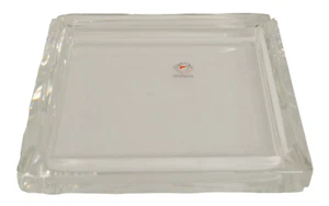 Schale Taschenleerer Untertasse quadratisch KLEBER Prisma transparent aus Kristall - Bild 1 von 7