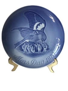 Vintage Bing & Grondahl 1970 Mother’s Day Collectors Birds In Nest Plate 6” - Bild 1 von 6