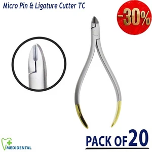 Micro Pin-Ligature Wire Cutter for Archwires Dental Orthodontic Plier pack of 20 - Picture 1 of 4