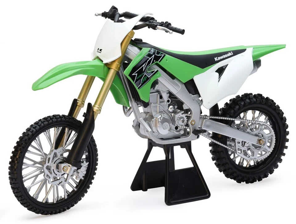 Nuevo modelo coleccionable verde motocicleta Kawasaki KX450 2019 escala 1:6 Ray Foto 1 de 1