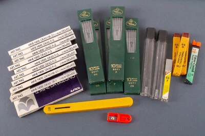 Lotto mine da disegno faber castell Fila Kohinoor 3h hb f 0.5 1,80 x 100 matita - Immagine 1 di 4