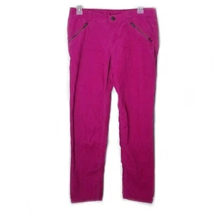 Lands' End Pants Girls Size 12 Pink Corduroy Straight Zipper - Picture 1 of 12