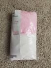 IKEA LEN 203.201.90 Crib Fitted Sheet White and Pink 28x52 " PACK NWT