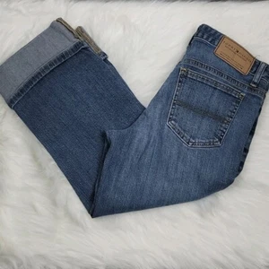 Pantalones de mezclilla para mujer Tommy Hilfiger cortos con puños - talla 6 - Imagen 1 de 5
