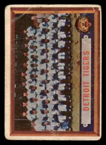 1957 Topps #198 Detroit Tigers - Foto 1 di 2