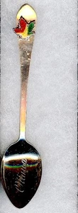 #363) SILVER PLATED TEA SPOON OTTAWA CAPITAL CITY CANADA ONTARIO MAPLE LEAF - Picture 1 of 2