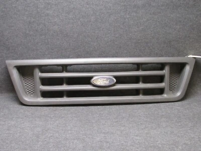 2003-2007 Ford E150 E250 E350 Econoline Super Duty Grille Dk Gray w/Emblem 69547 - Image 1 of 4