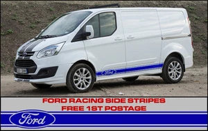 Ford Transit Custom Side Stripes Sport Racing Connect Racing - Picture 1 of 1