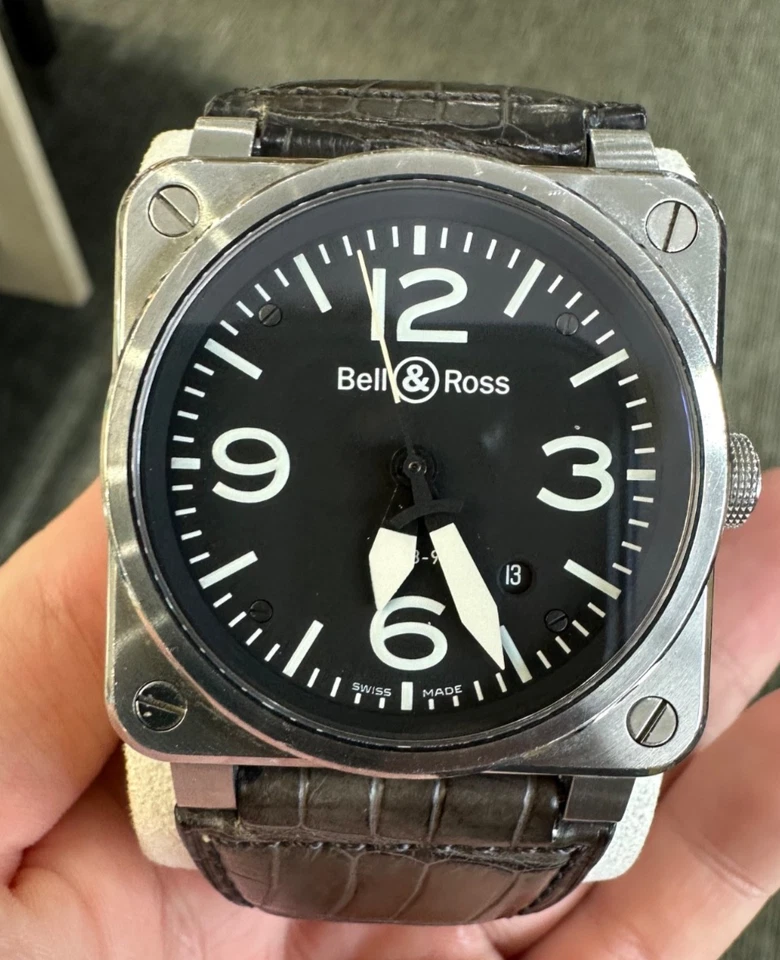 Bell & Ross BR03-92-S Aviation Date Men's Watch Black Dial Case 42mm - Image 1 of 4