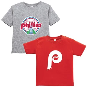 Toddler Soft as a Grape Red/Gray Philadelphia Phillies Cooperstown Collection - Picture 1 of 3