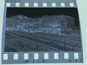Steam Loco 90348 65853 British Rail Railway 35mm Negative 8E-4 - Picture 1 of 1