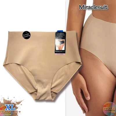 NUEVO CON ETIQUETAS 1-Pack Miraclesuit Para Mujer XL Calzoncillos Cintura Formadores Ligeros 2534 Nude Foto 1 de 4