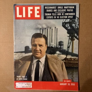 LIFE Magazine January 30, 1956 — Henry Ford Good Condition!! - Picture 1 of 6