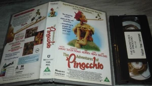 Pinocchio VHS Video Big Box Timecode Sample Dealer Rental TBC Cert Polygram - Picture 1 of 1