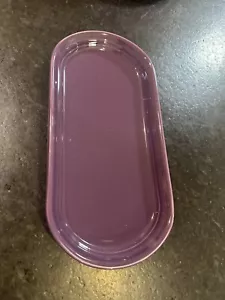 Homer Laughlin Fiesta Fiestaware 12” Oblong Bread Platter, Mulberry - Picture 1 of 3