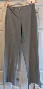HILLARD & HANSON Women's Pants Trousers Light Gray Stretch Size 4 NEW - Picture 1 of 5