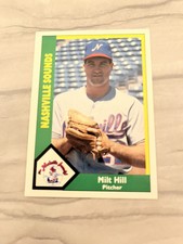 NASHVILLE SOUNDS FANS! 1990 CMC Milt Hill #1 Card - FREE SHIPPING!