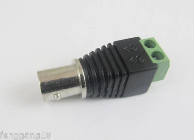 1pcs Coax CAT5 To CCTV Coaxial Coax Camera BNC Female Jack Video Balun Connector - Image 1 of 4