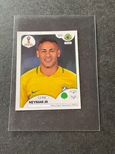 2018 Panini FIFA World Cup Russia NEYMAR JR. #359 Sticker PINK BRAZIL