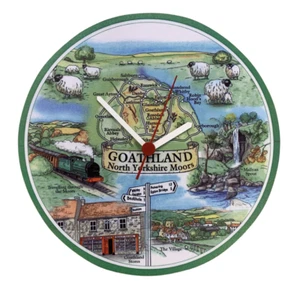 Goathland Clock - Aidensfield Arms - Yorkshire Moors - Heartbeat Gift GPO12-C - Picture 1 of 3