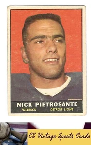1961 Topps #31 Nick Pietrosante ROOKIE - Picture 1 of 2