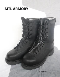 UNISSUED CANADIAN FORCES BLACK COLD WEATHER SAFTEY BOOTS SIZE 7 (240/90 ) - Bild 1 von 3