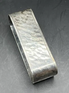 Napkin Ring APOLLO E.P.N.S Bernard Rices & Sons Hammered 3594 USA Used - Picture 1 of 13
