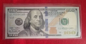 2009-A $100 DOLLARS *STAR NOTE* Crisp Uncirculated Condition* - Picture 1 of 4