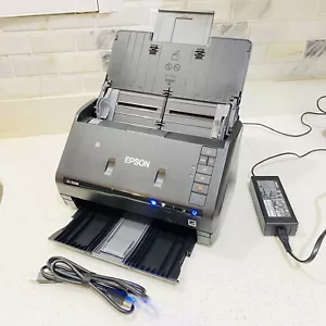 Epson ES-500W Wireless Duplex Document Scanner w/ Epson AC Adapter Fully Tested - Picture 1 of 24
