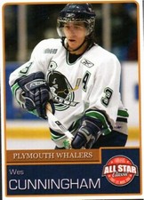 Wes Cunningham 2007-08 OHL All-Stars Plymouth Whalers