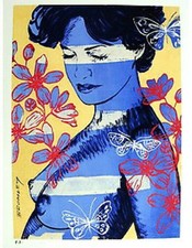 DAVID BROMLEY "Charlotte With Butterflies" 