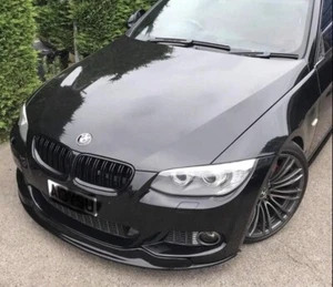 BMW M-SPORT E92/93 ARKYM FL (10/13) FRONT SPLITTER ABS PLASTIC GLOSS BLACK - Picture 1 of 3