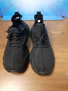 men sports shoes fashionable new pattern black size 10.5 running shoe slip on - Picture 1 of 5