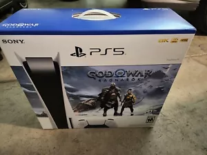 NEW Playstation 5 (PS5) Disc Console Bundle GOD OF WAR Ragnarok SHIPS NEXT DAY - Picture 1 of 9
