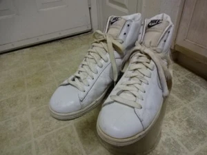 VINTAGE 1985 NIKE LEDER BLAZER SCHUHE TOP ZUSTAND WENIG BENUTZT HERREN 10 - Bild 1 von 8