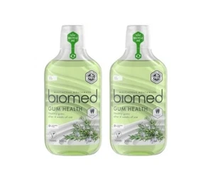 2Pack Biomed Well Gum Health Mouthwash with Eucalyptus, Vegan, Fluoride Free - Picture 1 of 5