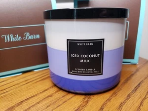 Bath & Body Works | White Barn 3-Wick Iced Coconut Milk Candle - Bild 1 von 4