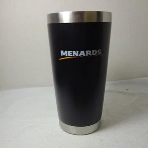 Menards 16 oz Stainless Steel Black Double Wall  Tumbler NEW NEVER USED!!!! - Picture 1 of 3