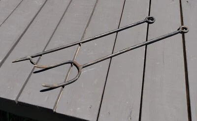 Juego de poker y giradores de troncos vintage de acero Camp Fire Foto 1 de 4