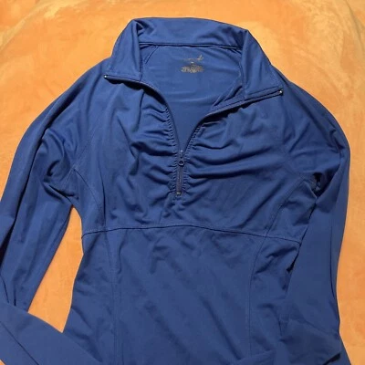 Exertek Shirt, Women's Size Medium Blue , 1/4 Zip, Activewear - Image 1 of 4