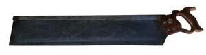 Vintage Cast-Steel Henry Disston & Sons Back Saw Phil, USA Large 33" - Picture 1 of 12